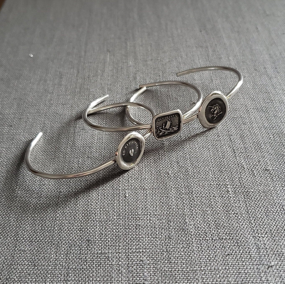 If I lose you I am lost - Wax Seal Cuff Bracelet
