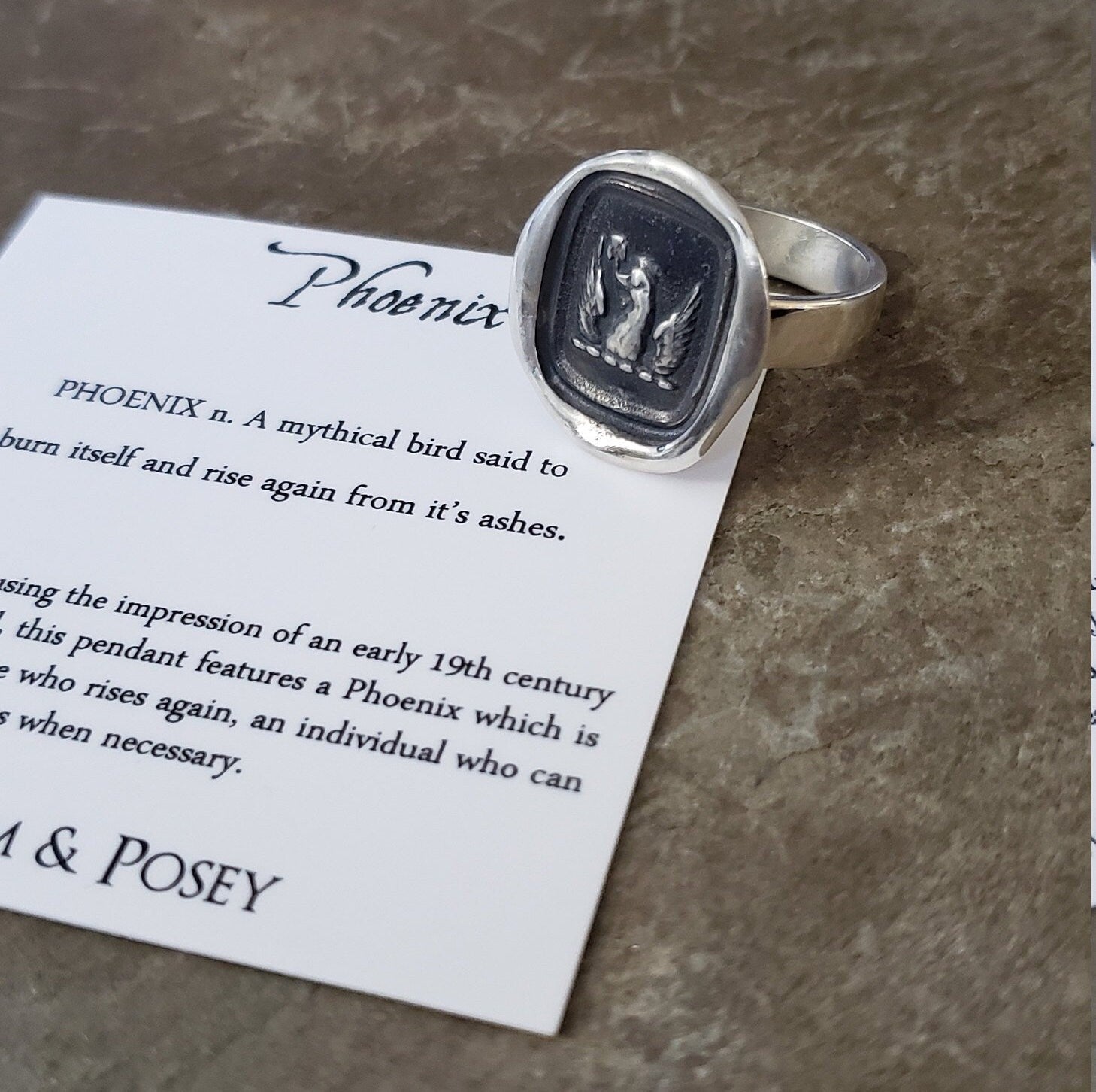 Phoenix Wax Seal Ring
