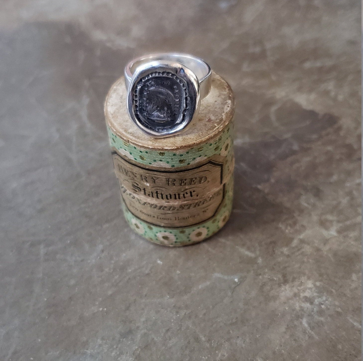 Rainbow Wax Seal Ring - Remember the promise