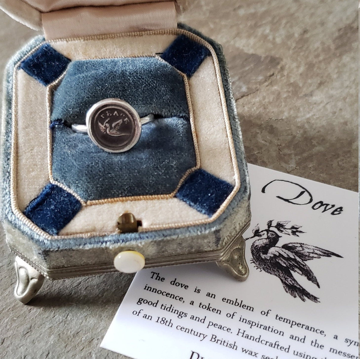 Peace Dove - Skinny Whimsy Ring