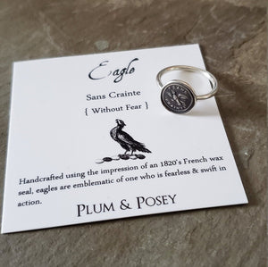 Eagle - Skinny Whimsy Ring