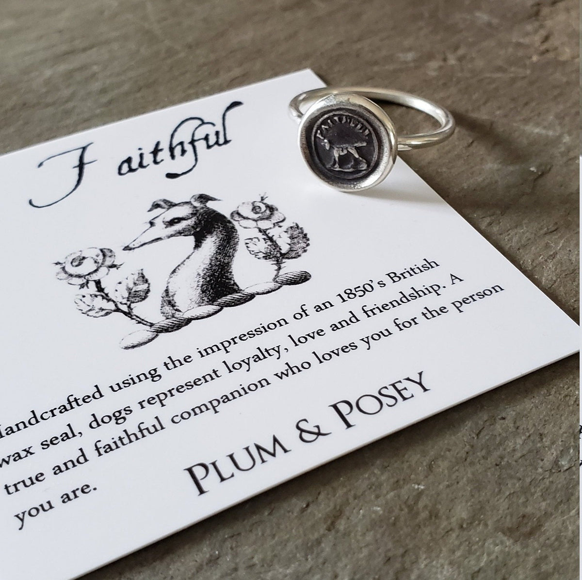 Faithful - Skinny Whimsy Ring