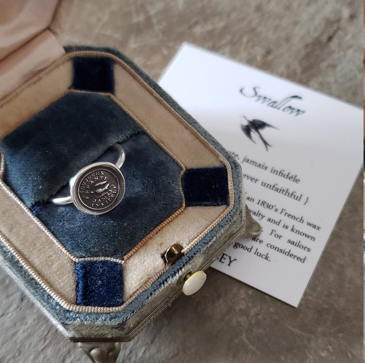 Swallow - Skinny Whimsy Ring