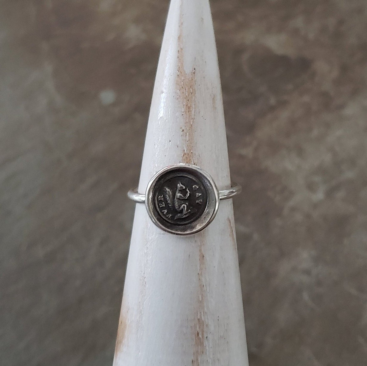 Squirrel - Skinny Whimsy Stack Ring
