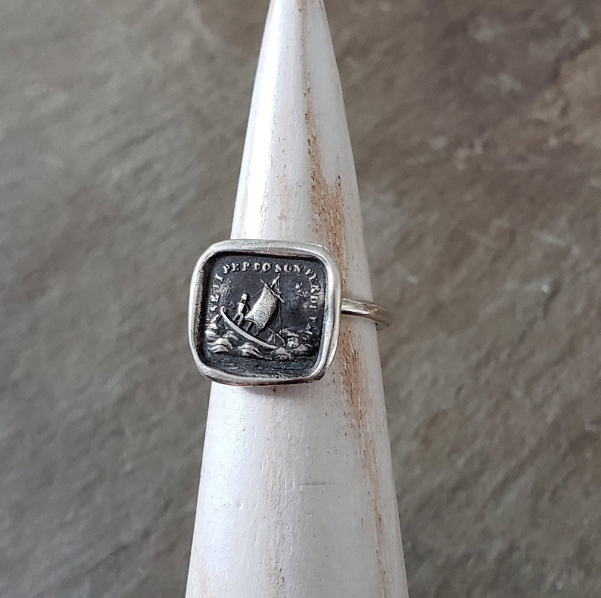 Guiding Star - If I lose you I am lost - Skinny Stacking Ring