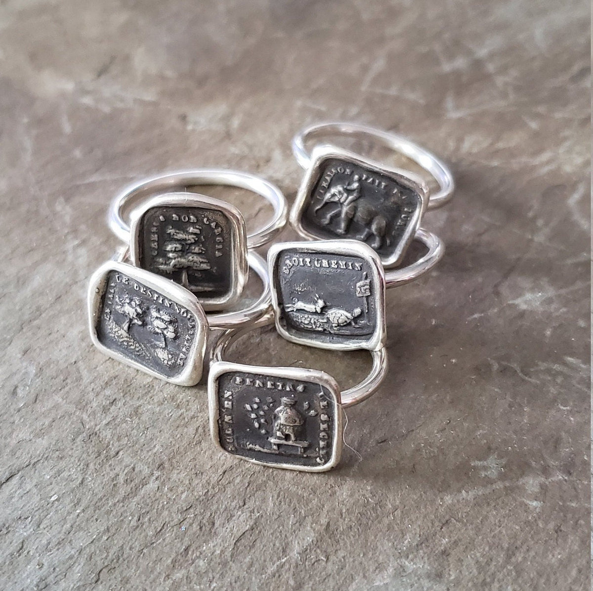 Elephant - Skinny Stacking Ring