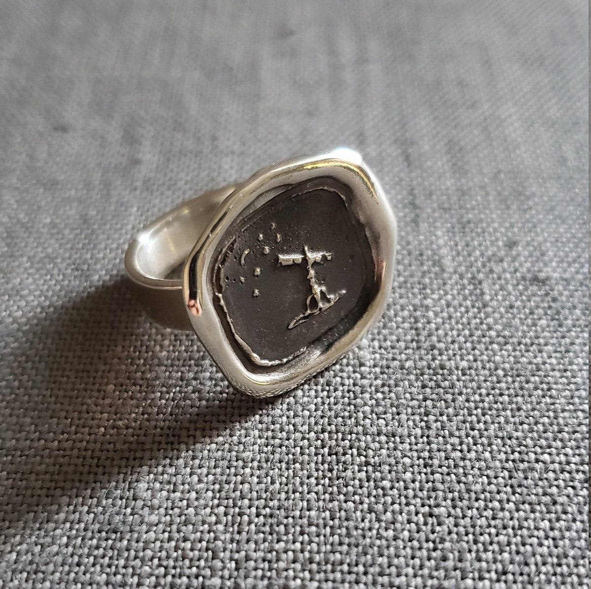 Dream Big - Look to the stars - Wax seal ring