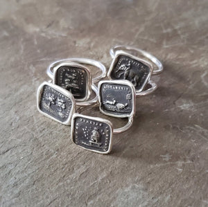 High Spirited Horse - Skinny Stacking Ring
