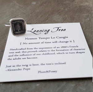 Leaning Tree - Skinny Stacking Ring