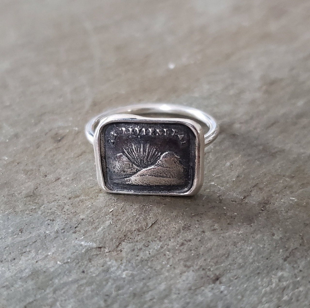 I shall return - Skinny Stacking Ring