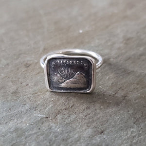 I shall return - Skinny Stacking Ring