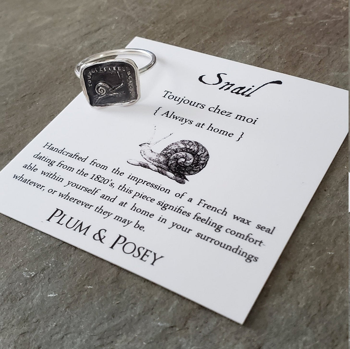 Snail - Skinny Stacking Ring