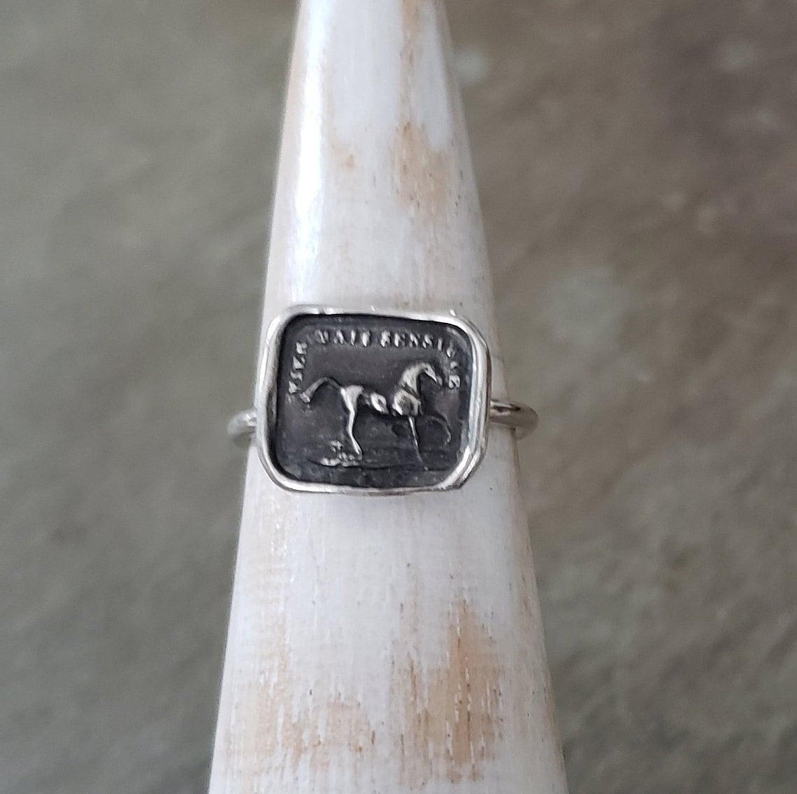 High Spirited Horse - Skinny Stacking Ring