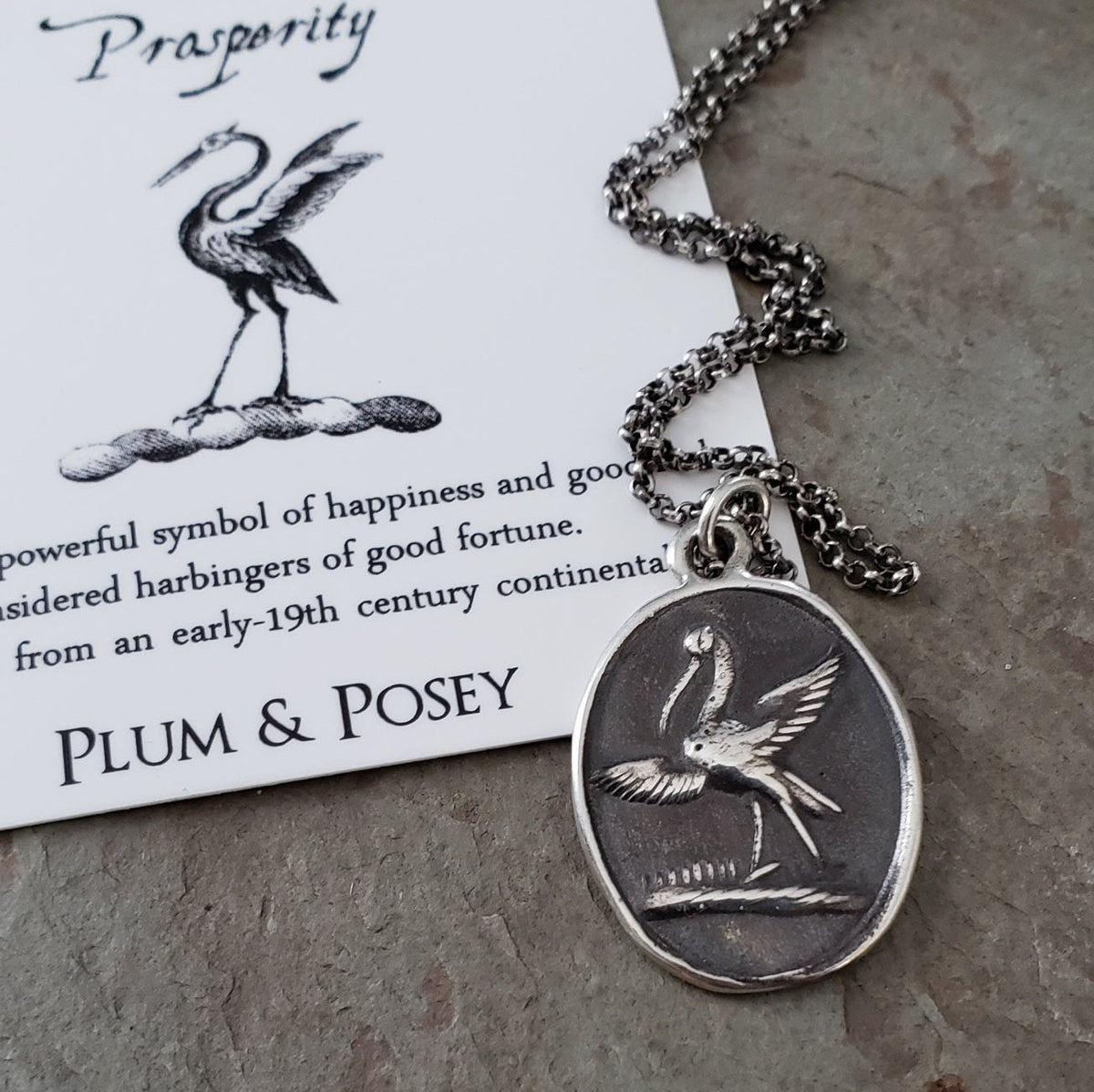 Prosperity - Good Luck Stork