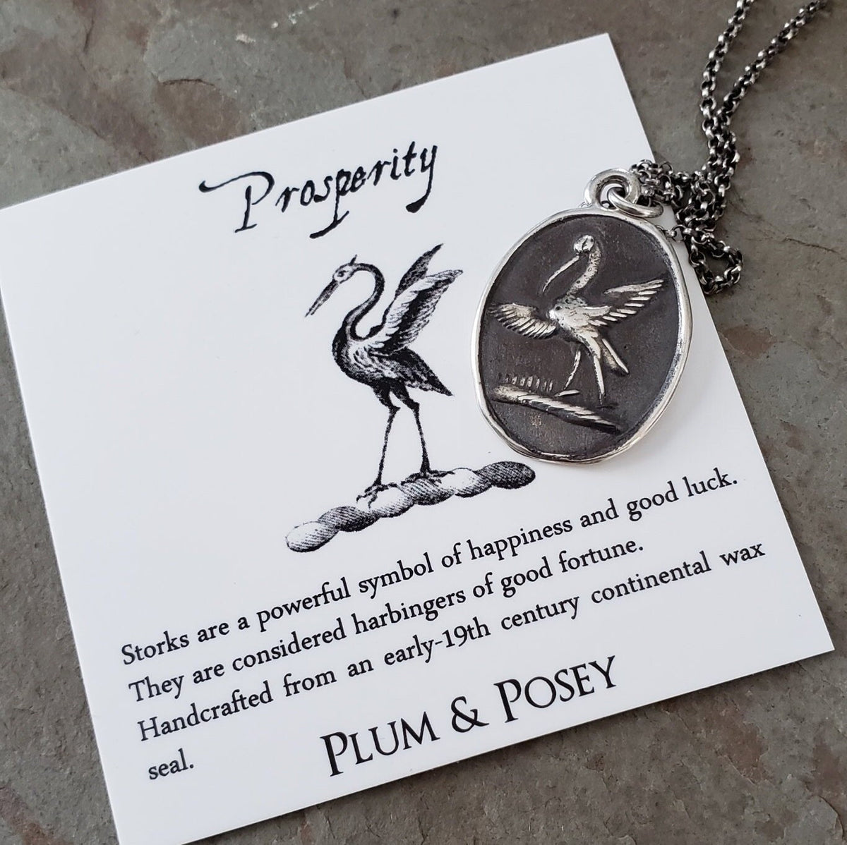 Prosperity - Good Luck Stork
