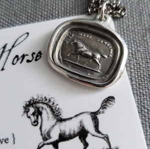 Horse - High spirited yet sensitive - Larger Version