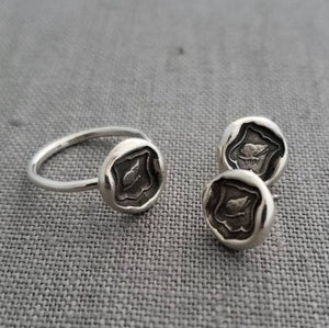 Psyche Butterfly - Skinny Whimsy Ring