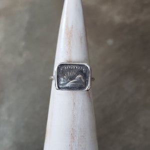 I shall return - Skinny Stacking Ring