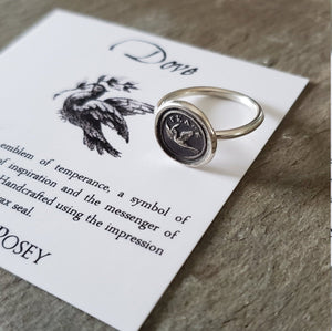 Peace Dove - Skinny Whimsy Ring