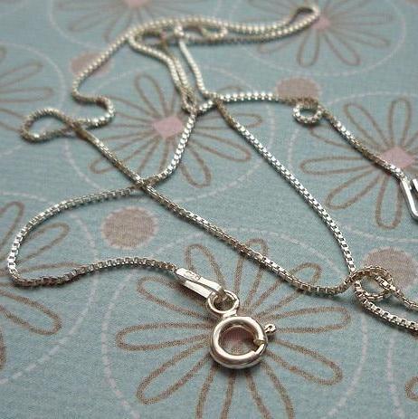 Sterling Silver Venetian Box Chain