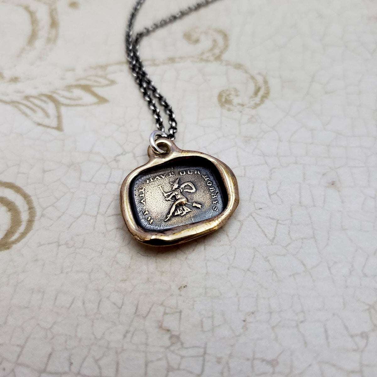 Witch - &#39;We all have our Hobbies&#39; in Bronze