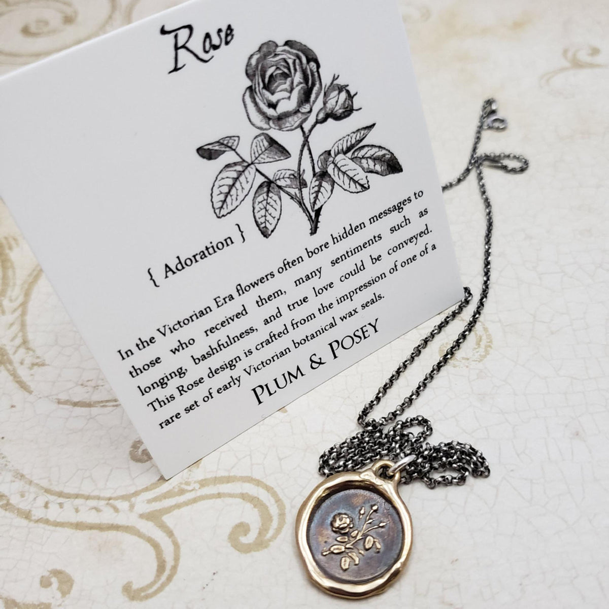 Rose - Adoration and true love in bronze