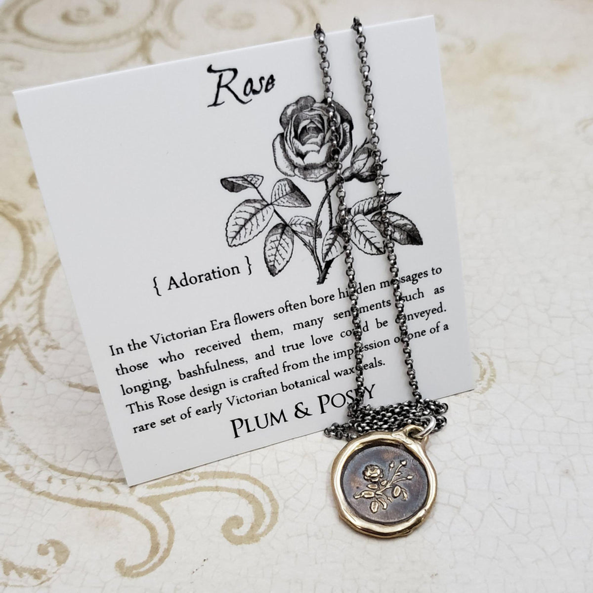 Rose - Adoration and true love in bronze