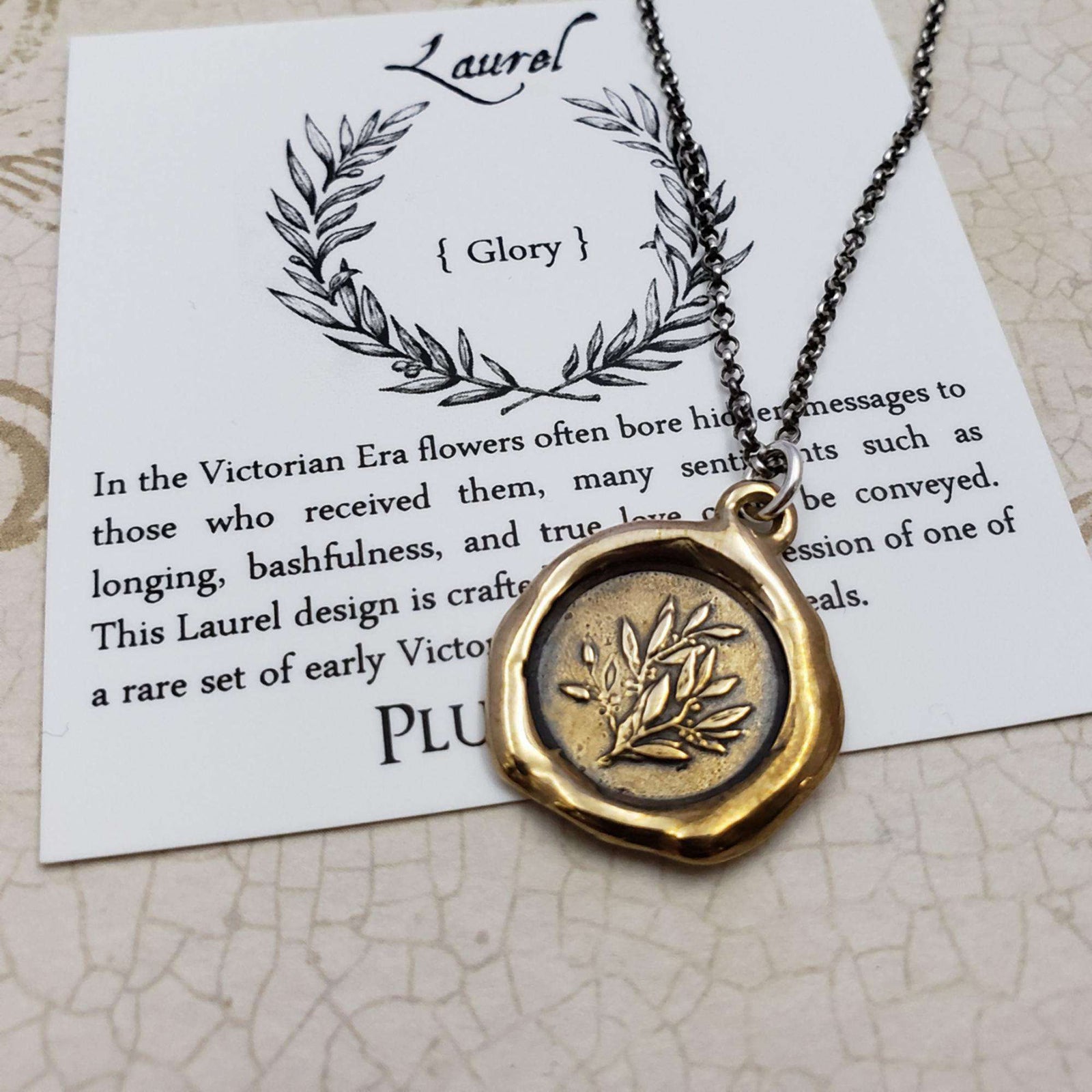 Laurel Necklace - Glory and Achievement in Bronze