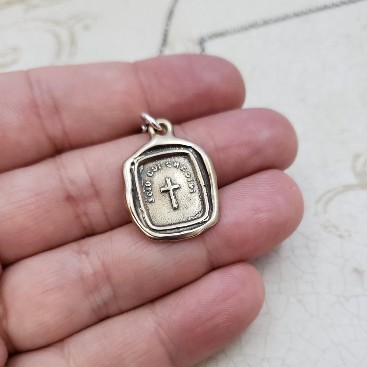 Christian Pendant - Christian in Bronze