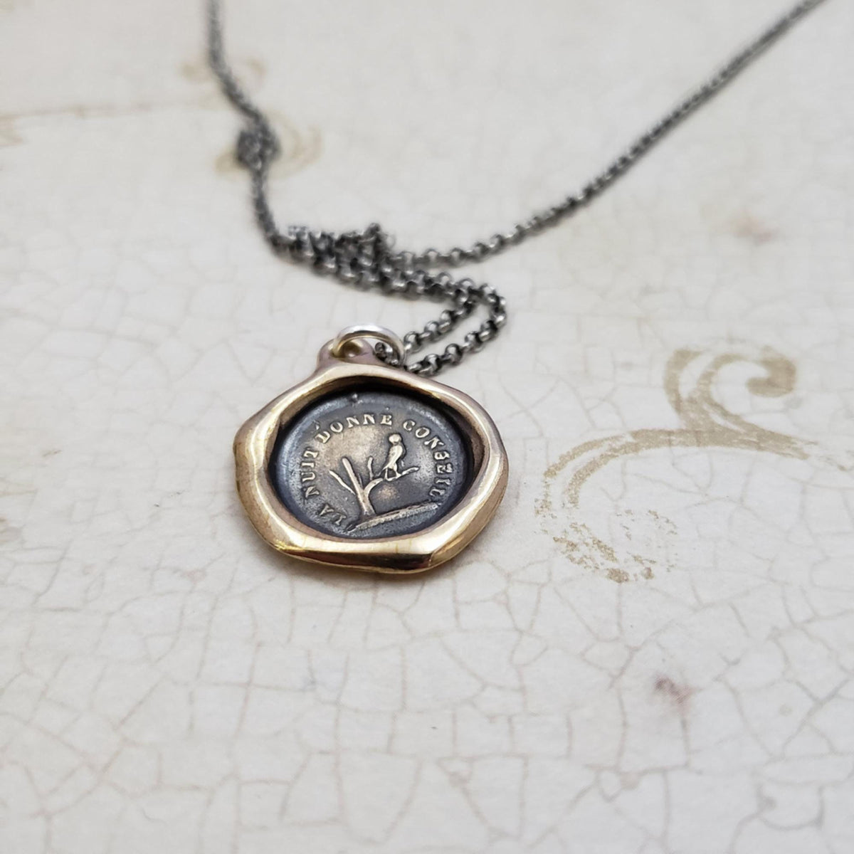 Owl - The night is full of wisdom in Bronze