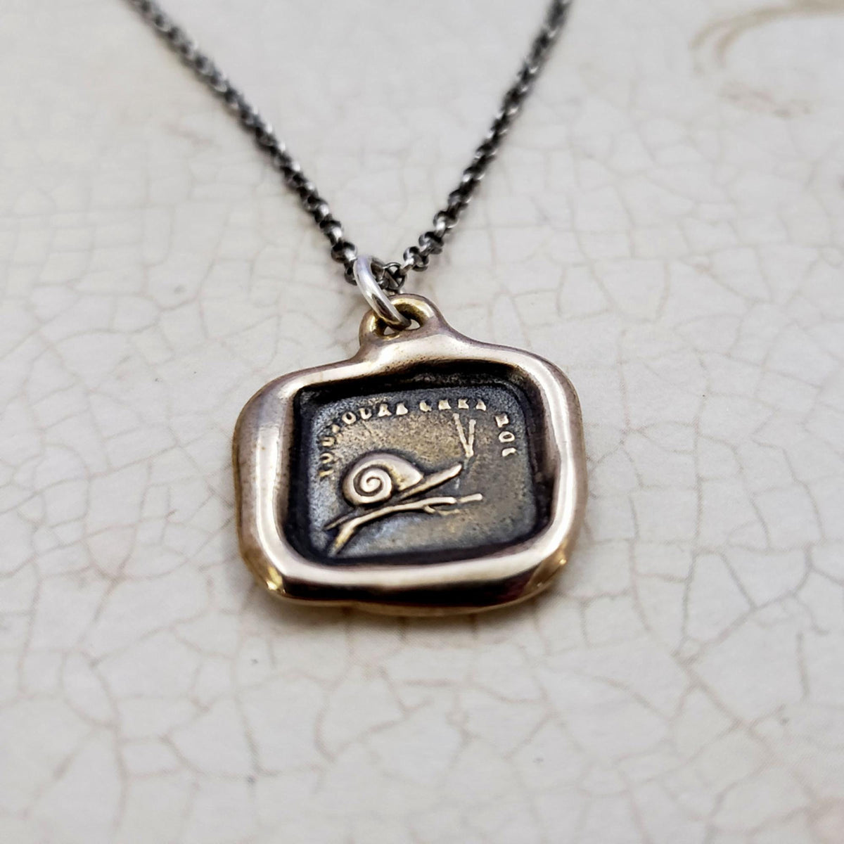 Always at Home Snail in Bronze