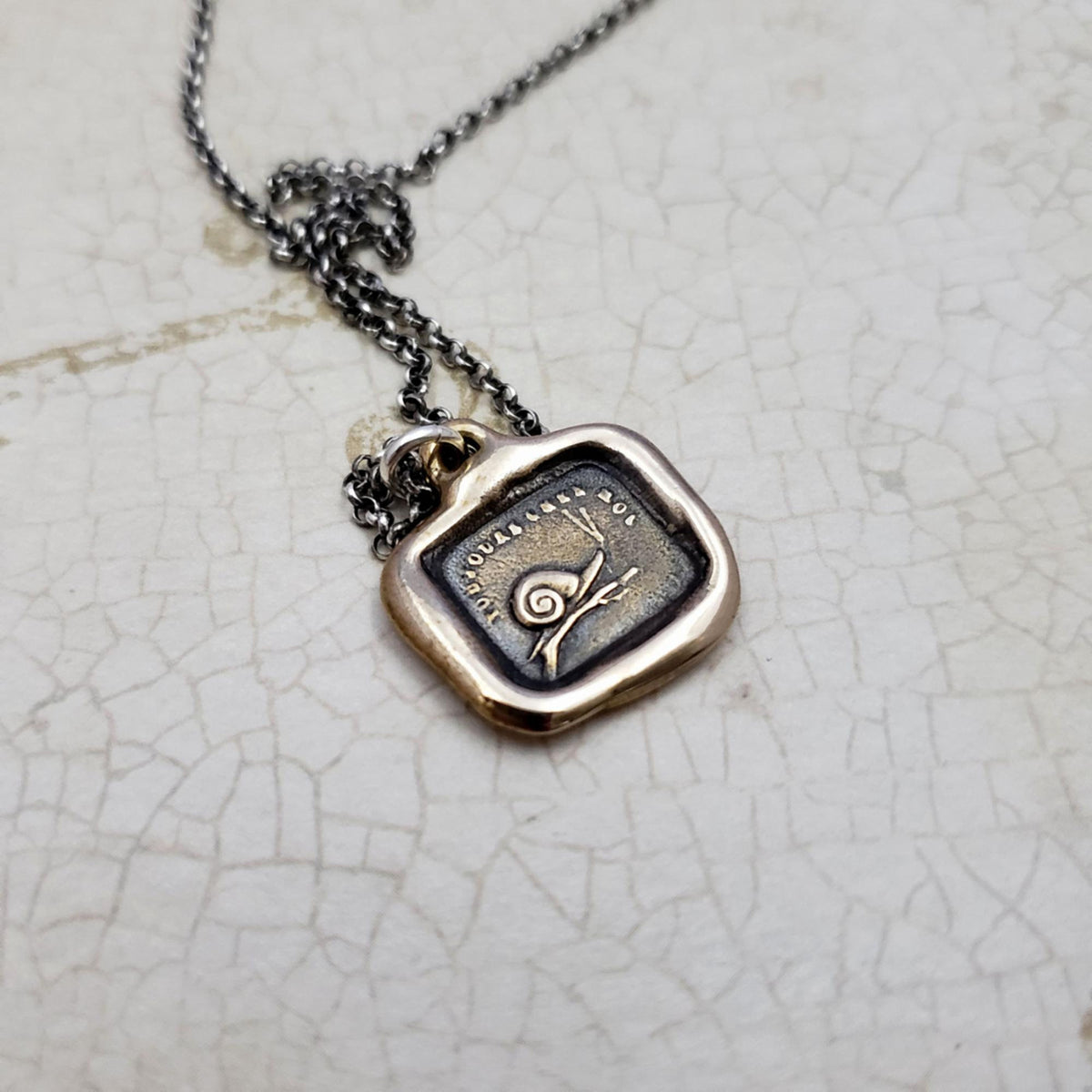 Always at Home Snail in Bronze