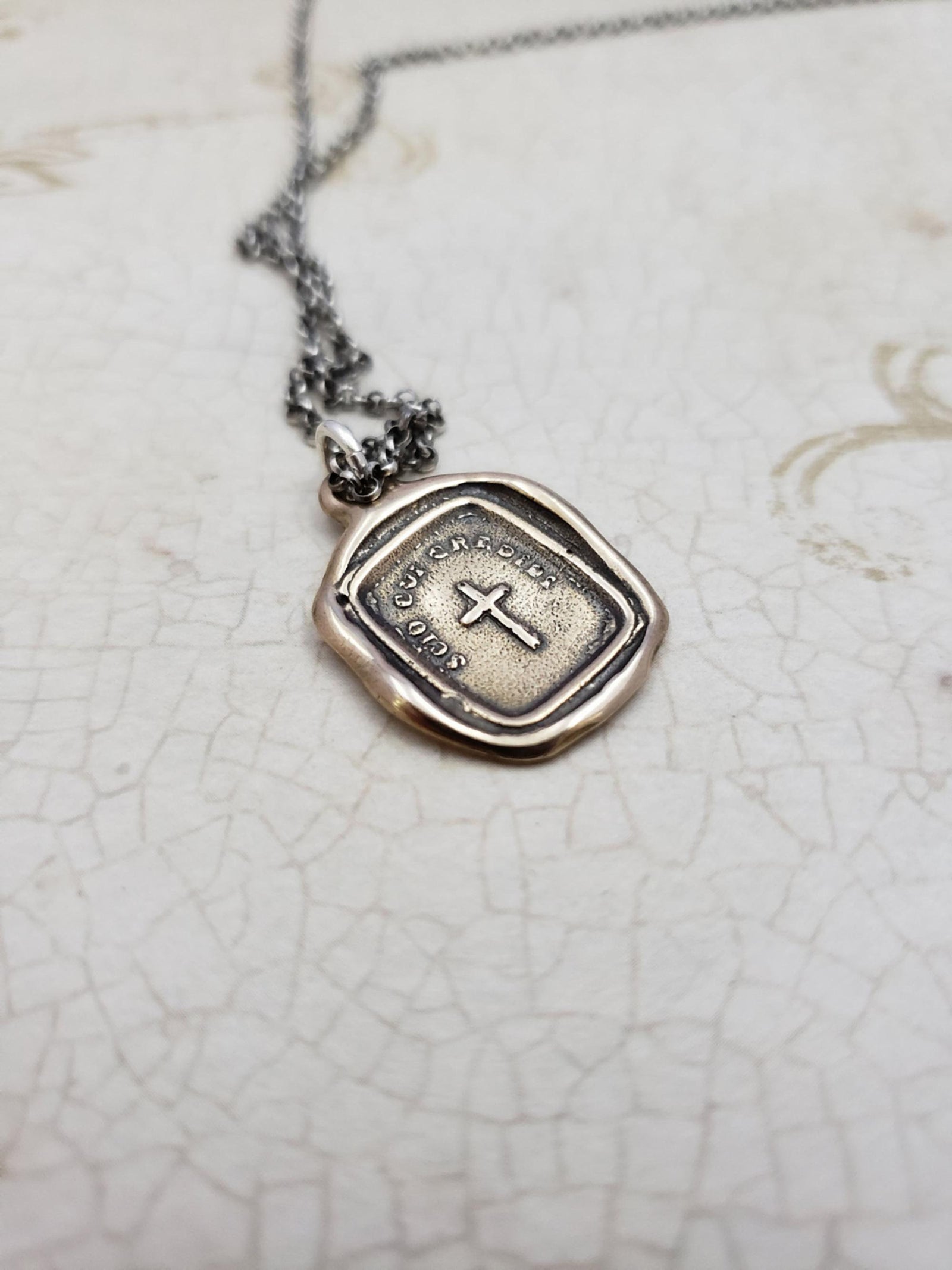 Christian Pendant - Christian in Bronze