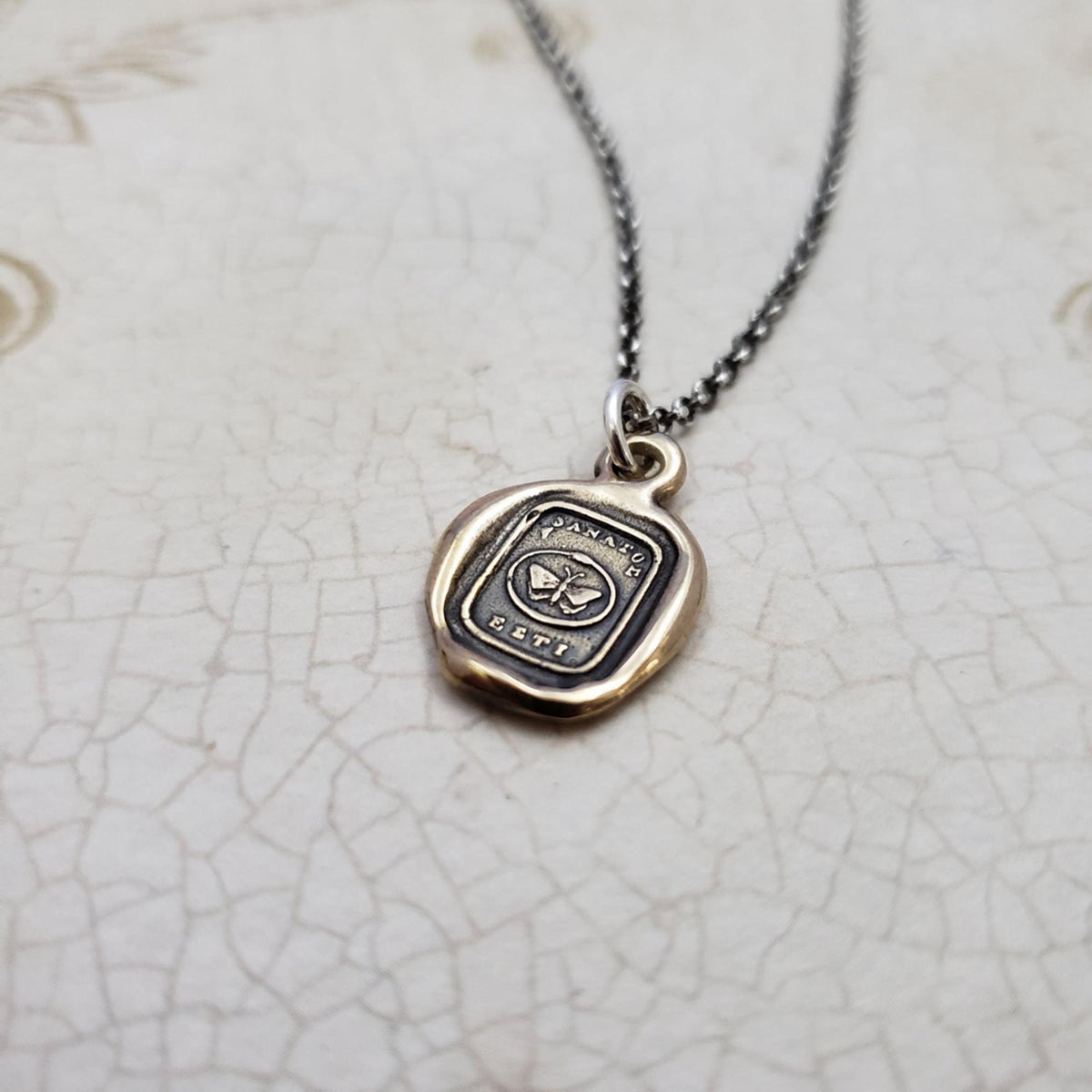 Butterfly &amp; Ouroboros in Bronze