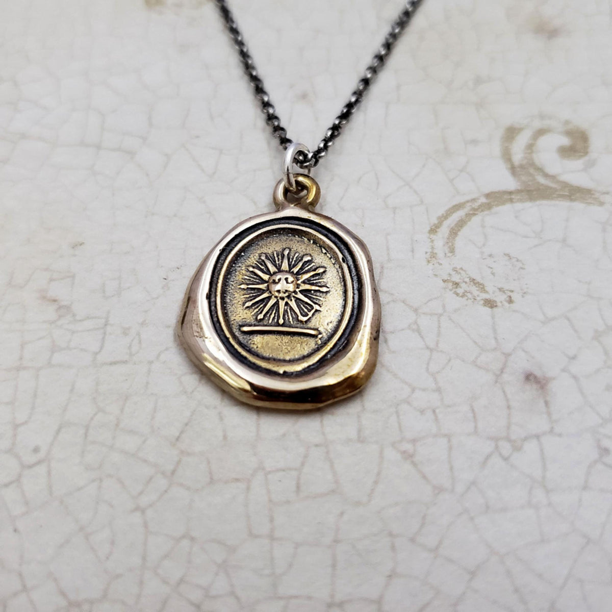 Sun - Glory and Splendor Necklace in Bronze