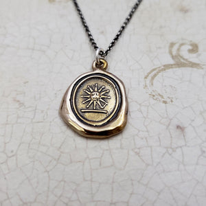 Sun - Glory and Splendor Necklace in Bronze