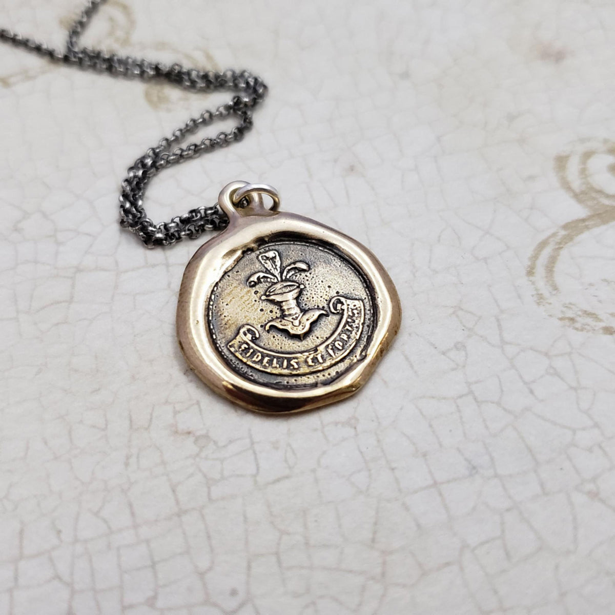 Loyalty - Fidelis et Fortis - Loyal and Strong in Bronze