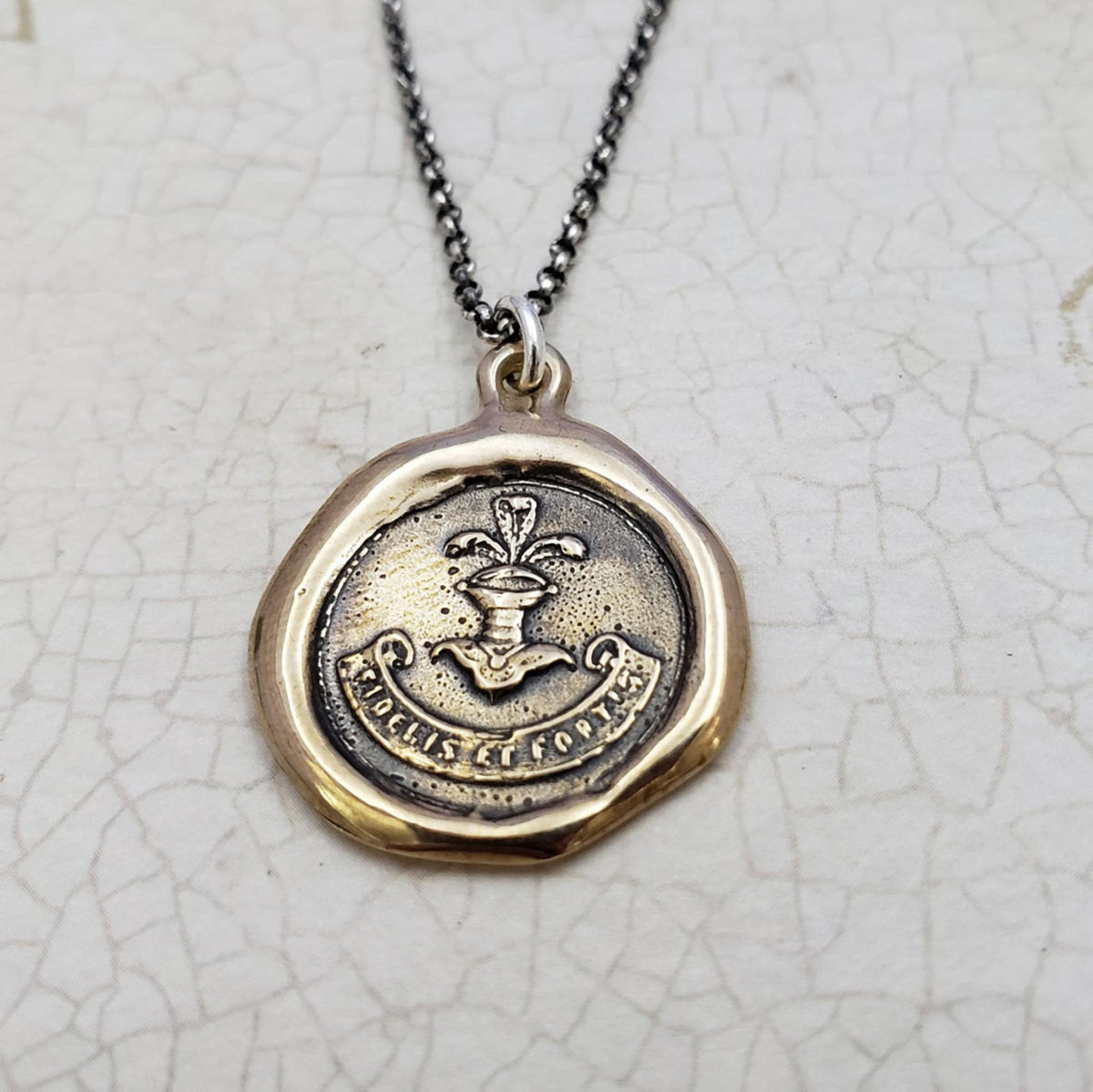 Loyalty - Fidelis et Fortis - Loyal and Strong in Bronze