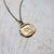 Elephant Necklace - My Strength is my Virtue in Gold Vermeil