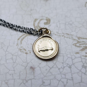 Friendship - Clasped Hands Friendship Necklace in Gold Vermeil