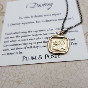 You are my Destiny Necklace in Gold Vermeil