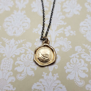 Swallow - Loyalty and Love Pendant in Gold Vermeil