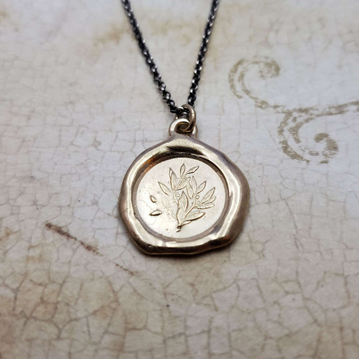 Laurel - Glory and Achievement in Gold Vermeil