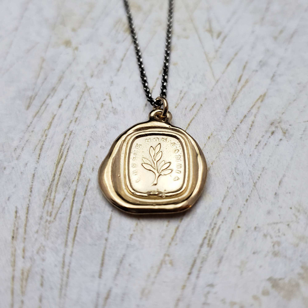 Tree - Grow, don&#39;t change in Gold Vermeil