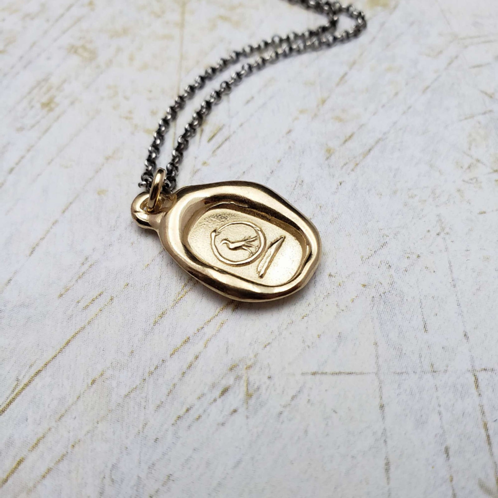 Swallow and Serpent - Eternal Loyalty in Gold Vermeil