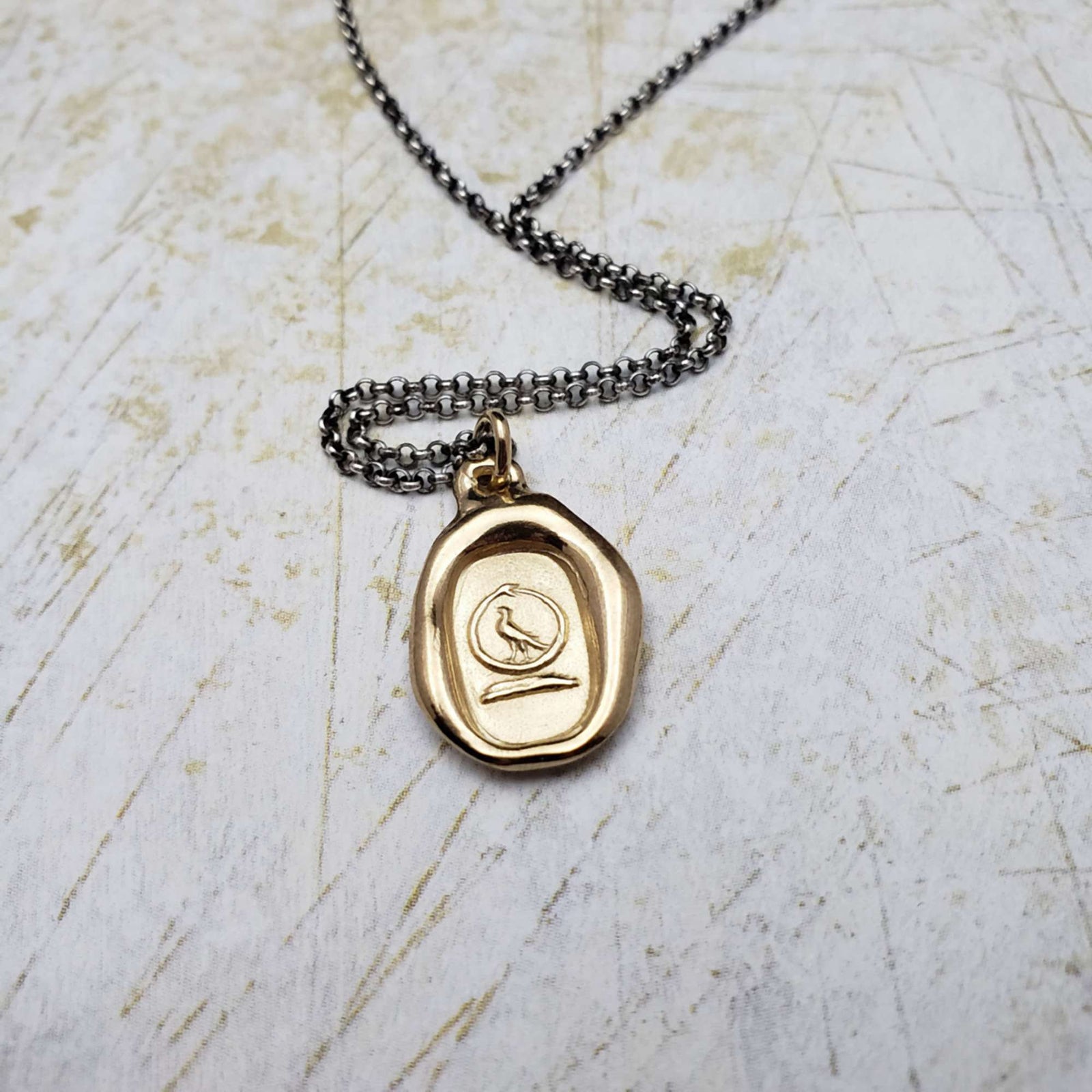 Swallow and Serpent - Eternal Loyalty in Gold Vermeil