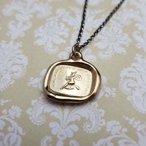 Witch - 'We all have our Hobbies' in Gold Vermeil
