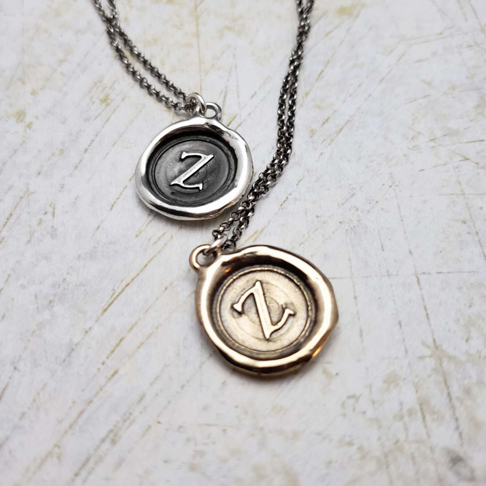 Letter Z in Bronze