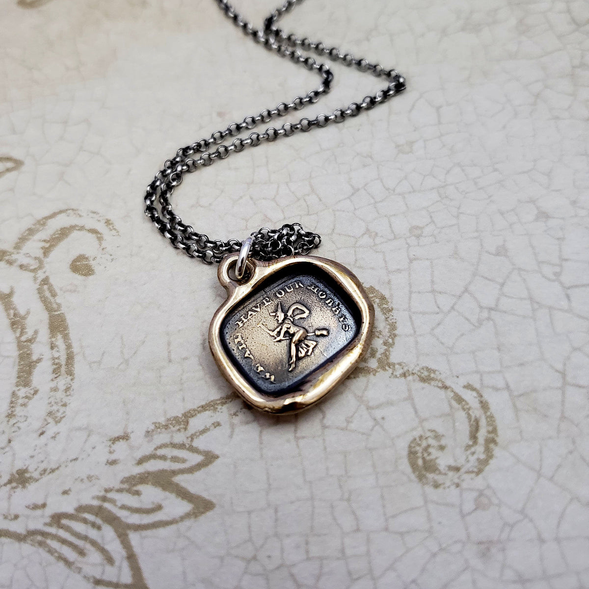 Witch - &#39;We all have our Hobbies&#39; in Bronze