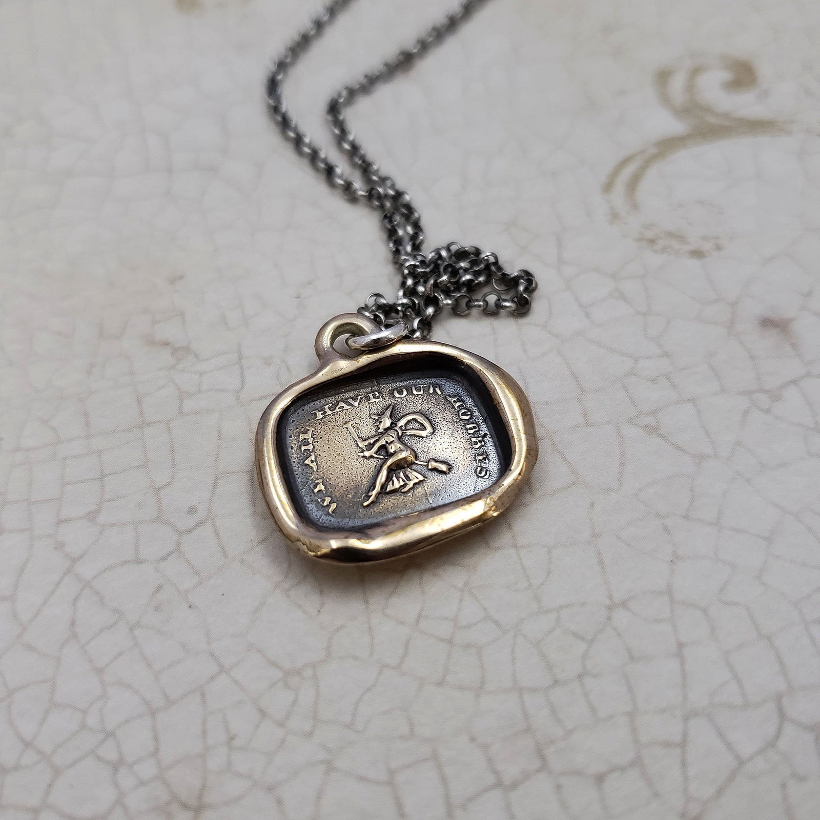 Witch - 'We all have our Hobbies' in Bronze